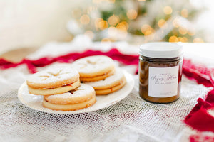 Frosted Sugar Plum Butter Cookies